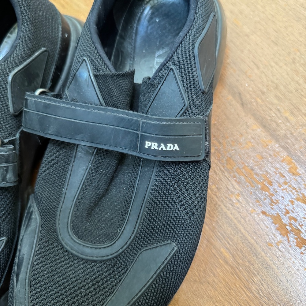 Prada Men’s Black Cloudbust Sneakers - Picture 6 of 8